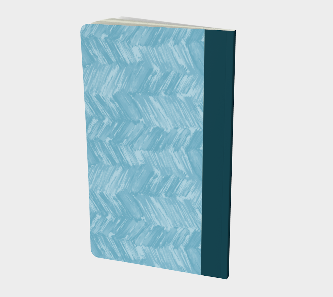 Driven Rain Notebook In Blue