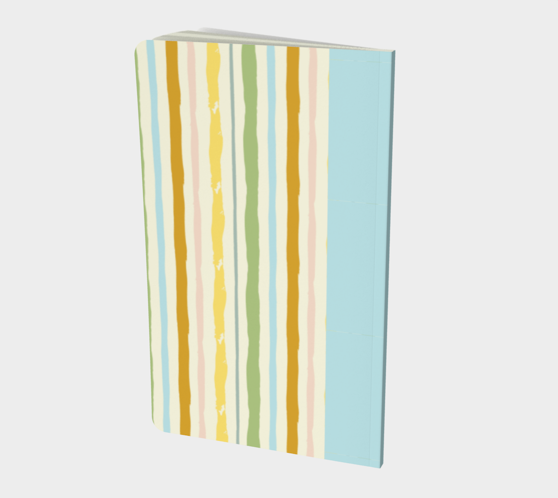Garden Rows Notebook In Blue