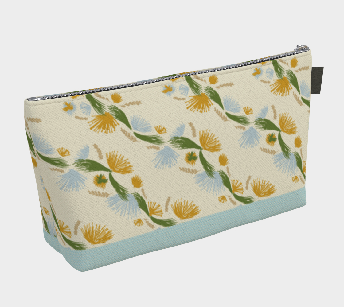 Dandelion Wishes Makeup Bag in Blue