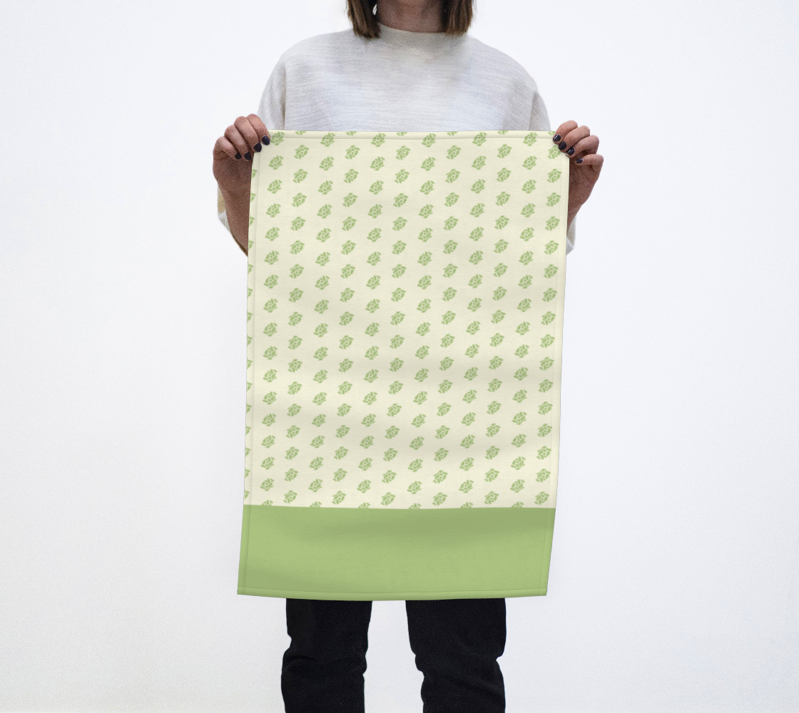 Seeds Tea Towel In Green