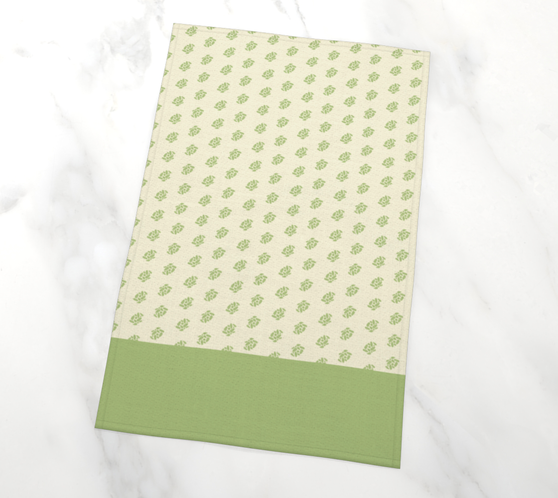 Seeds Tea Towel In Green
