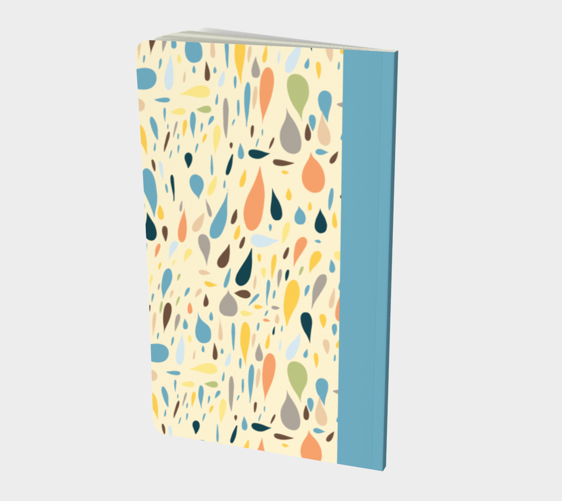 Raindrops Notebook in Cream
