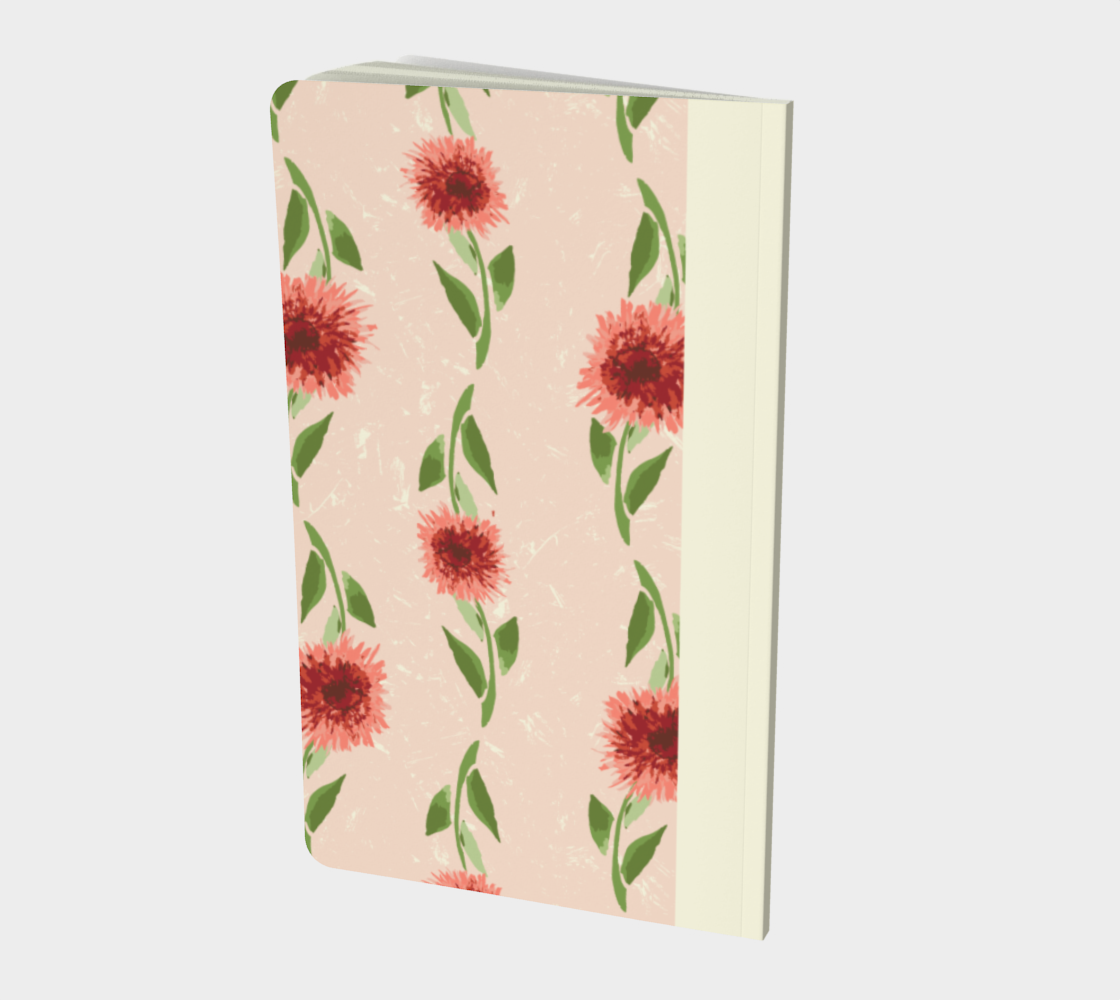 Sunflower Fields Notebook in Pink