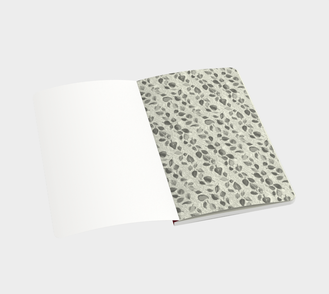 Hidden Hearts Notebook In Burgundy