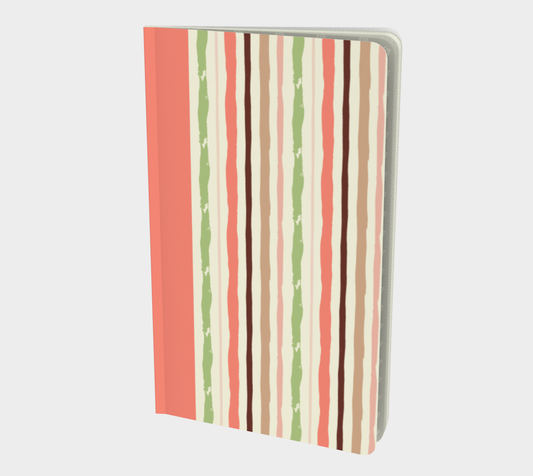 Garden Rows Notebook in Pink