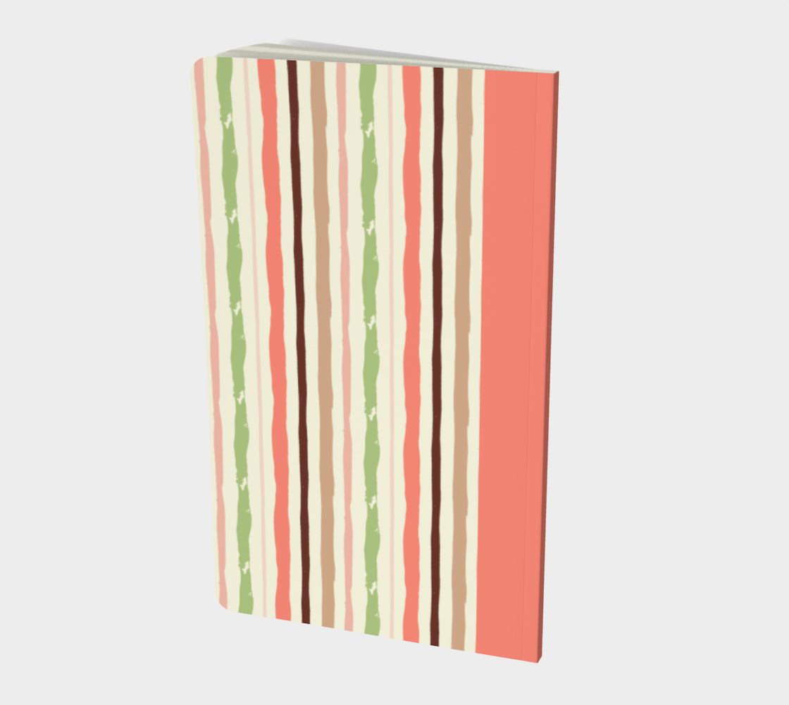 Garden Rows Notebook in Pink