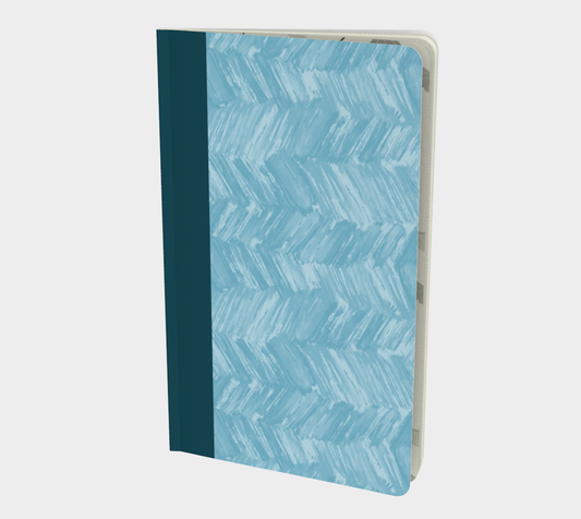 Driven Rain Notebook In Blue