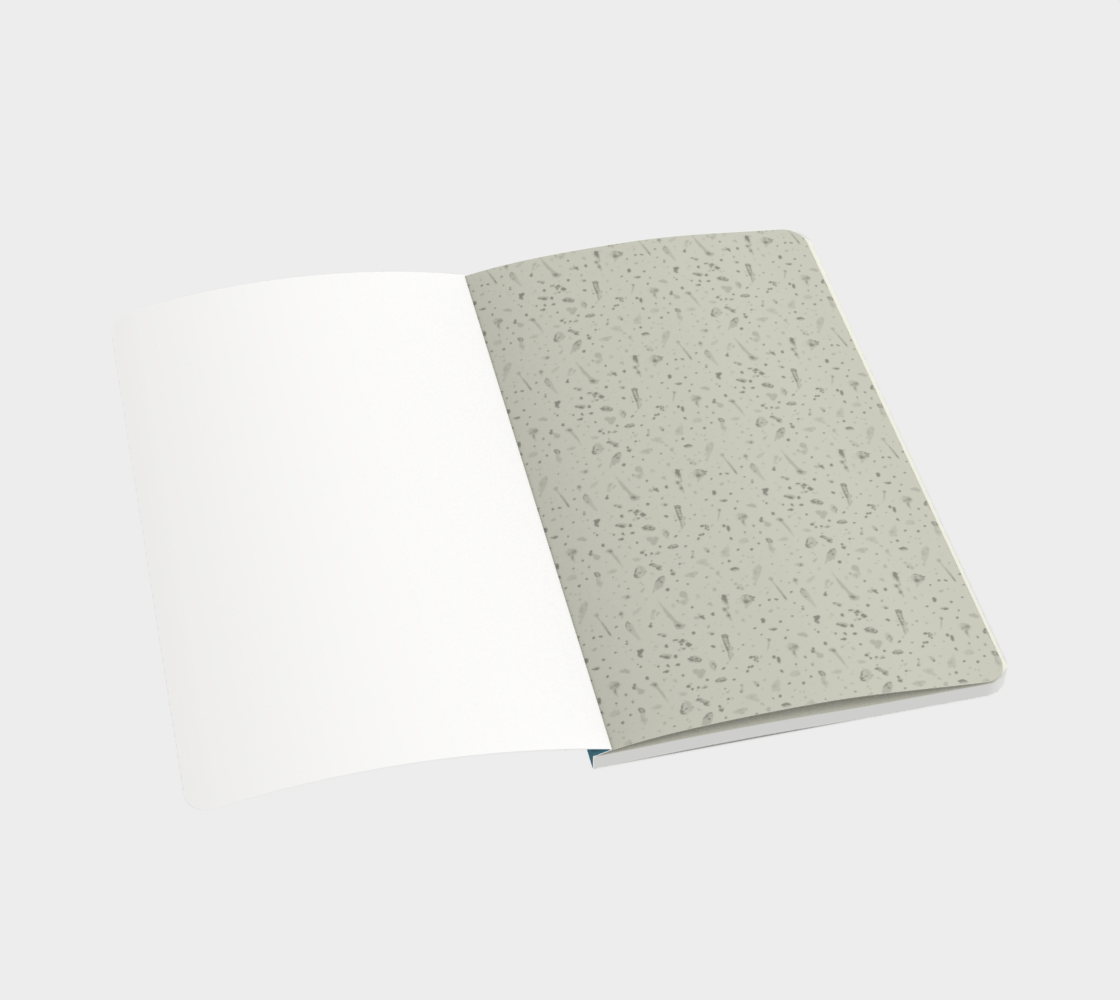 Raindrops Notebook in Cream