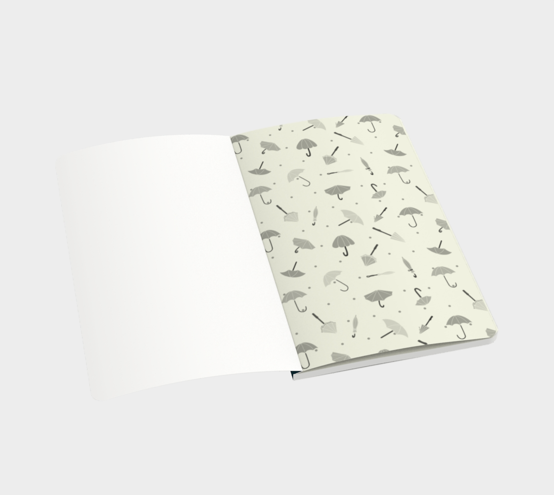 Driven Rain Notebook In Blue