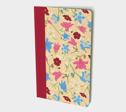Wildflower Walk in Peach Notebook