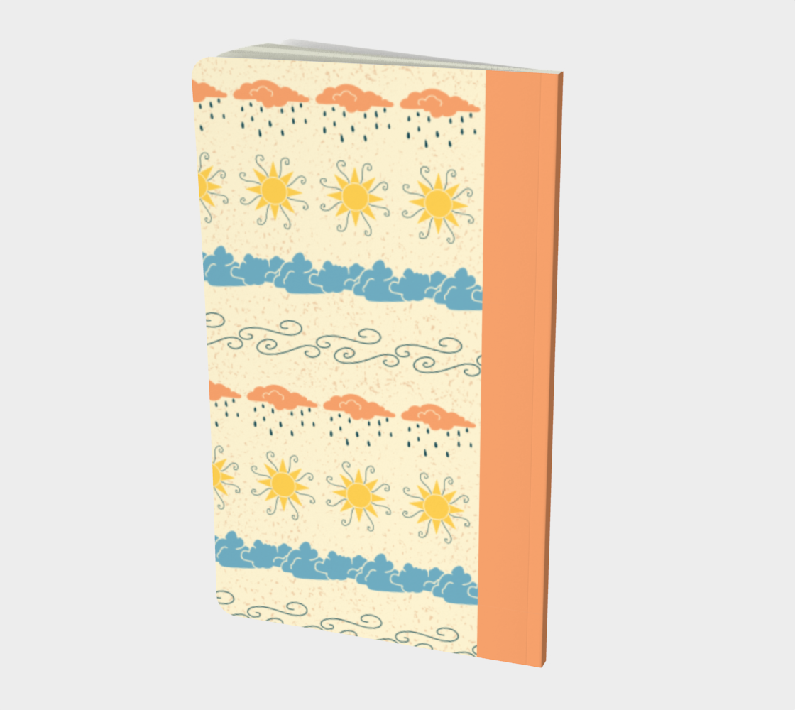 Weather Patterns In Cream Notebook