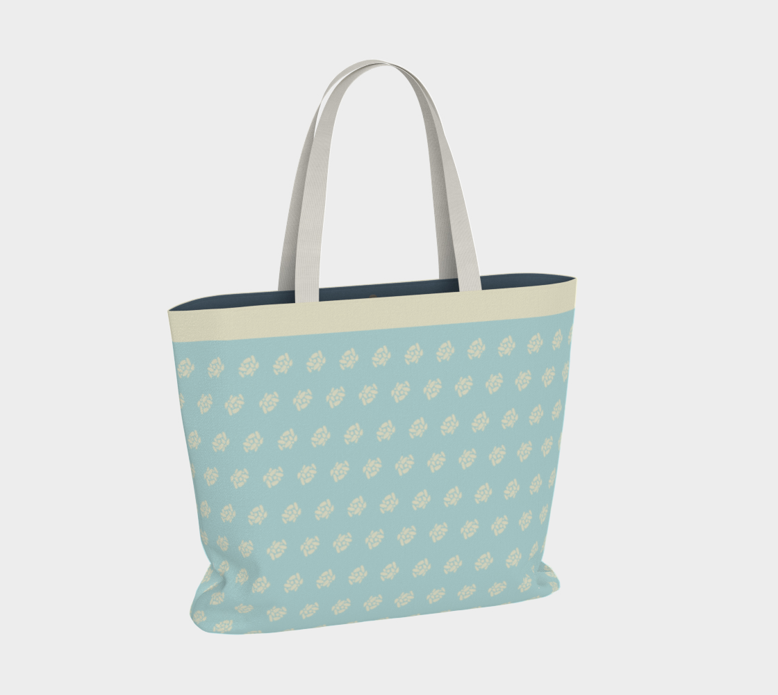 Seeds Large Tote in Blue