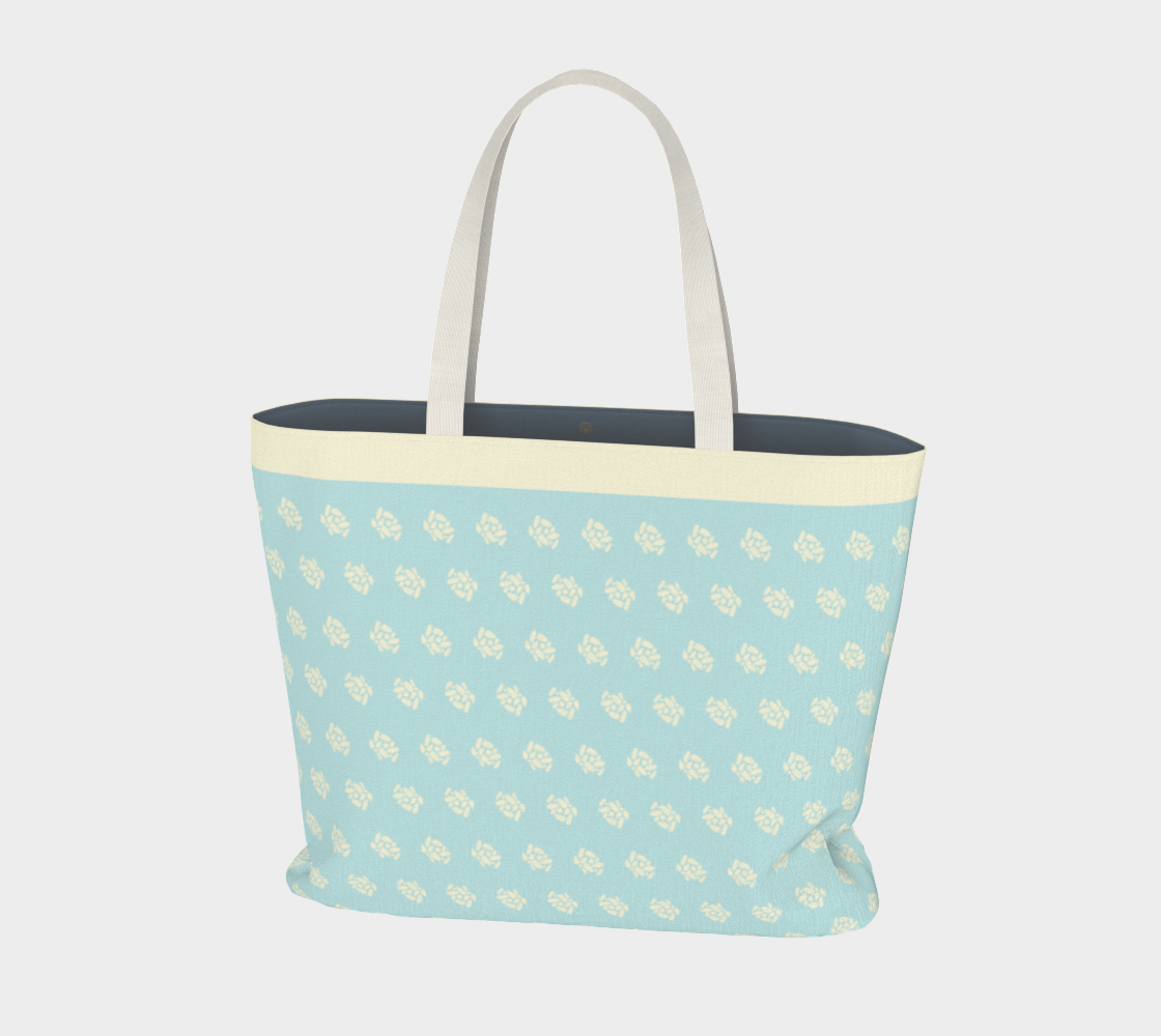 Seeds Large Tote in Blue
