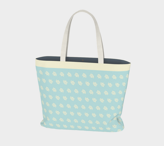 Seeds Large Tote in Blue