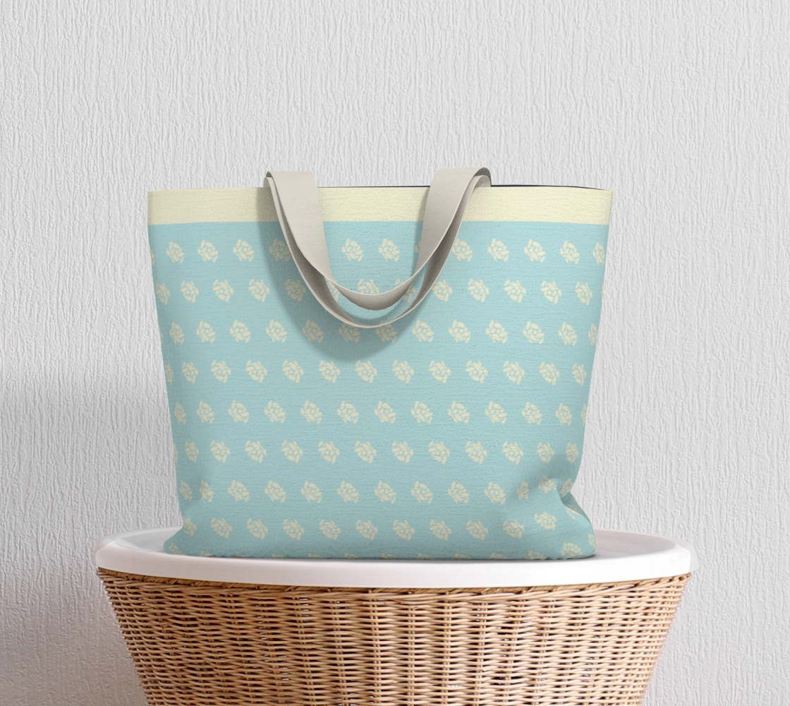 Seeds Large Tote in Blue