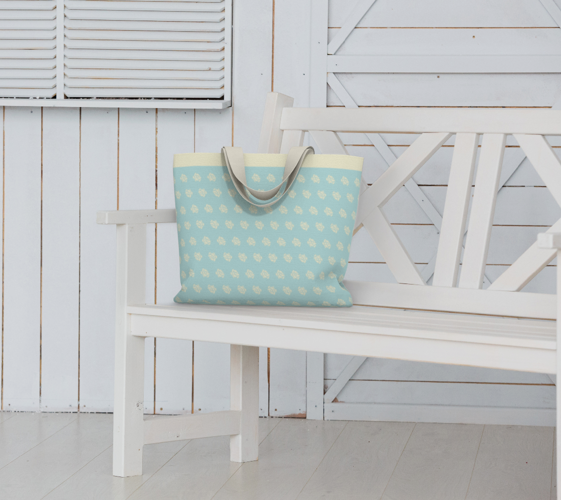 Seeds Large Tote in Blue