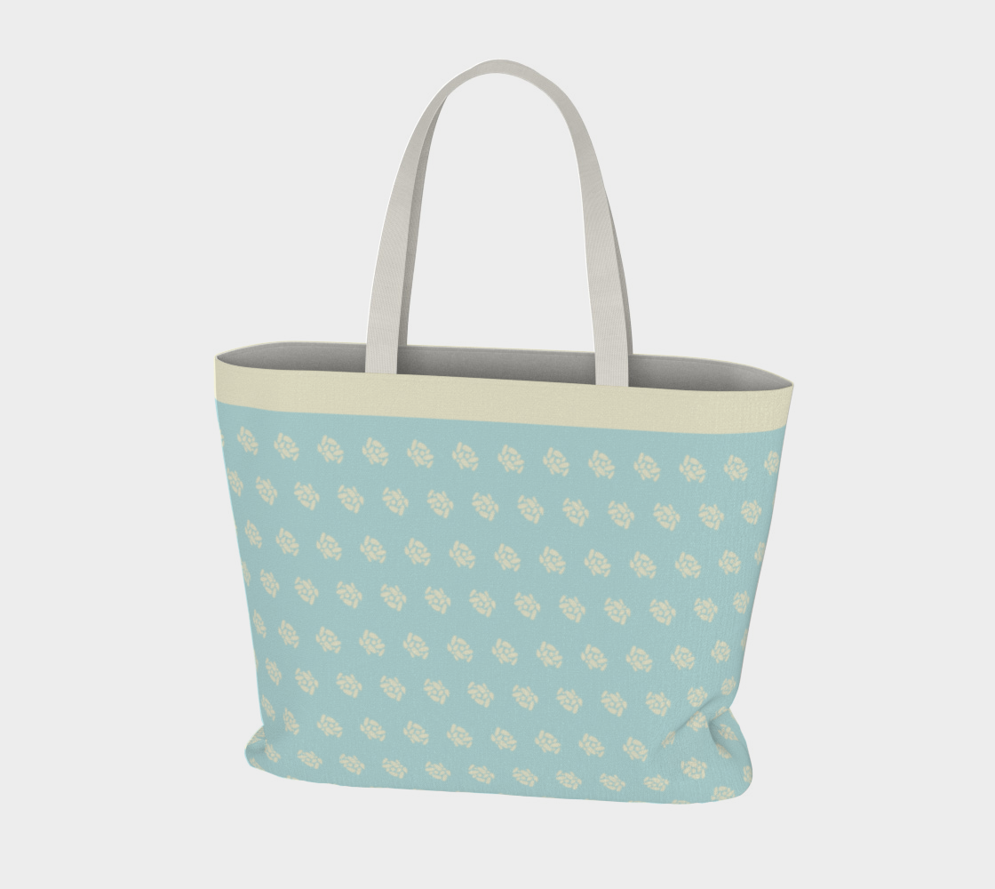 Seeds Large Tote in Blue